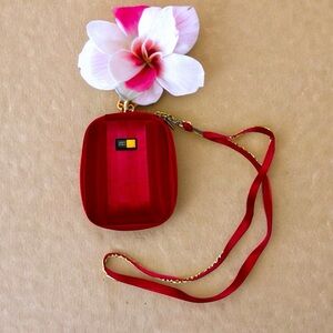 Case logic, red shock, proof small case perfect for AirPods